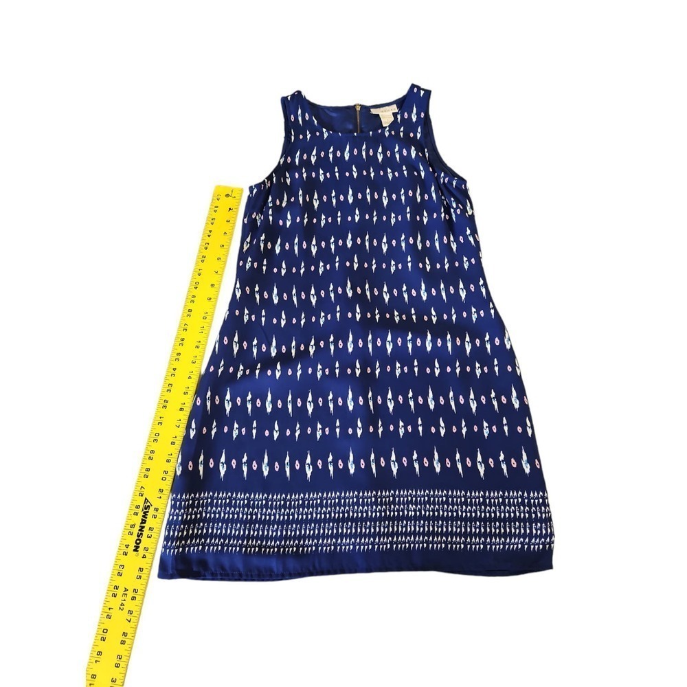Kenar Women's Navy Blue Shift Dress Sz 2 - Picture 5 of 6